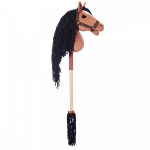 Koń na kiju Hobby Horse HOPPIHORSE A4 Bay - ciemny brąz, maść gniada Tootiny Koń na kiju Hobby Horse HOPPIHORSE A4 Bay - ciemny brąz, maść gniada Tootiny