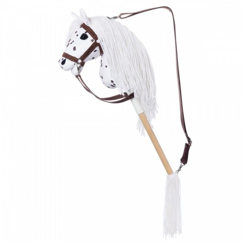 Koń na kiju Hobby Horse HOPPIHORSE A4 Leopard - biały, maść tarantowata Tootiny Koń na kiju Hobby Horse HOPPIHORSE A4 Leopard - biały, maść tarantowata Tootiny