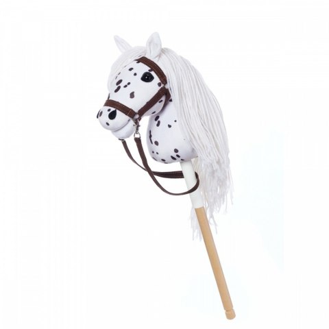 Koń na kiju Hobby Horse HOPPIHORSE A4 Leopard - biały, maść tarantowata Tootiny Koń na kiju Hobby Horse HOPPIHORSE A4 Leopard - biały, maść tarantowata Tootiny