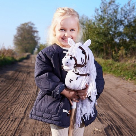 Koń na kiju Hobby Horse HOPPIHORSE A4 Leopard - biały, maść tarantowata Tootiny Koń na kiju Hobby Horse HOPPIHORSE A4 Leopard - biały, maść tarantowata Tootiny
