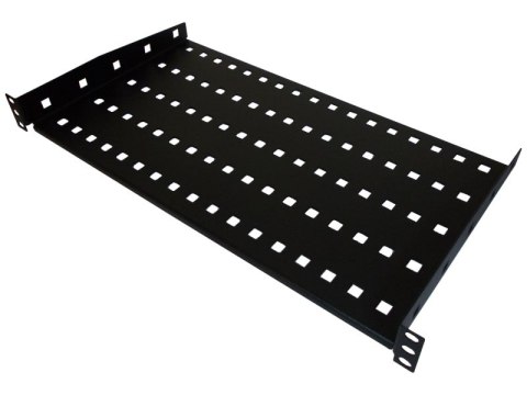 Półka stała 19 cali 1U głębokość 280mm Czarna ALANTEC