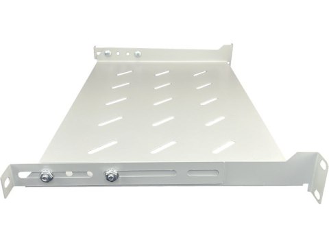 Półka stała 19 cali 1U głębokość 280mm Szara ALANTEC Półka stała 19 cali 1U głębokość 280mm Szara ALANTEC