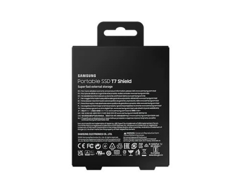 Dysk SSD T7 Shield 1TB USB 3.2, czarny Samsung