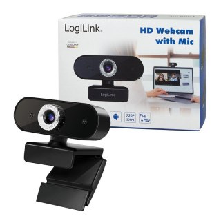 Kamera internetowa HD z mikrofonem LogiLink