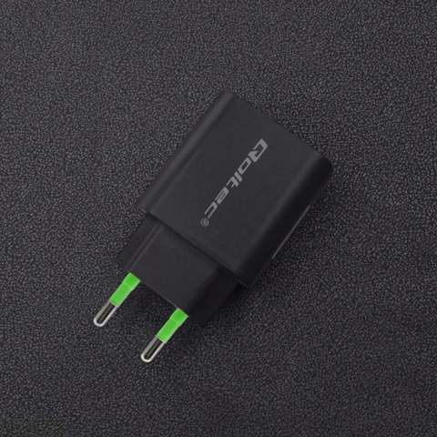 Ładowarka sieciowa | 18W | 5-12V | 1.5-3A | USB typ C PD | USB QC 3.0 | Czarna Qoltec Ładowarka sieciowa | 18W | 5-12V | 1.5-3A | USB typ C PD | USB QC 3.0 | Czarna Qoltec