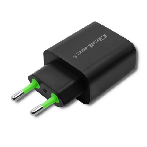 Ładowarka sieciowa | 18W | 5-12V | 1.5-3A | USB typ C PD | USB QC 3.0 | Czarna Qoltec Ładowarka sieciowa | 18W | 5-12V | 1.5-3A | USB typ C PD | USB QC 3.0 | Czarna Qoltec