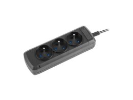 Listwa przedłużacz ARCOLOR3 0.6M UPS 3X 230V PL IEC czarna Armac