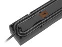 Listwa zasilająca Z5 5m 5x230V 10A Z5/50/CZ czarna Armac