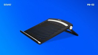 Przenośna podstawka biurowa pod laptop/tablet PB-02 Savio