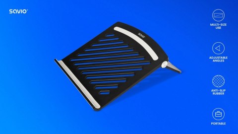 Przenośna podstawka biurowa pod laptop/tablet PB-02 Savio
