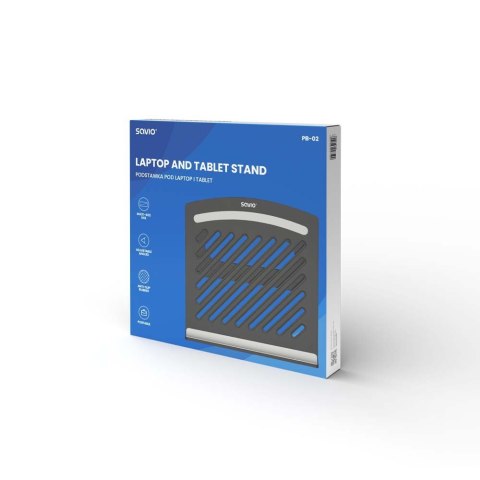 Przenośna podstawka biurowa pod laptop/tablet PB-02 Savio
