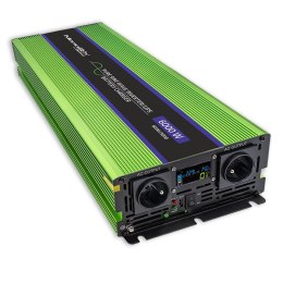 Przetwornica napięcia Monolith | ładowanie baterii | UPS | 3000W | 6000W | 12V na 230V | Czysty Sinus | LCD Qoltec