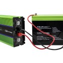 Przetwornica napięcia Monolith | ładowanie baterii | UPS | 3000W | 6000W | 12V na 230V | Czysty Sinus | LCD Qoltec