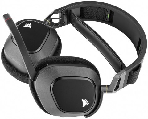 Słuchawki bezprzewodowe HS80 RGB Carbon Corsair