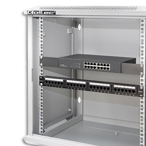 Szafa RACK 19 cali | 12U | 600 x 450 x 635 Qoltec Szafa RACK 19 cali | 12U | 600 x 450 x 635 Qoltec
