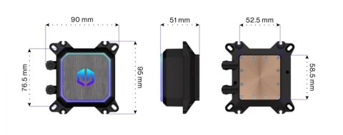 Chłodzenie procesora Navis F360 ARGB Endorfy Chłodzenie procesora Navis F360 ARGB Endorfy