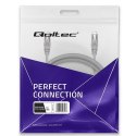 Kabel patchcord FTP | CAT5e | 2 x RJ-45 | 5m Qoltec
