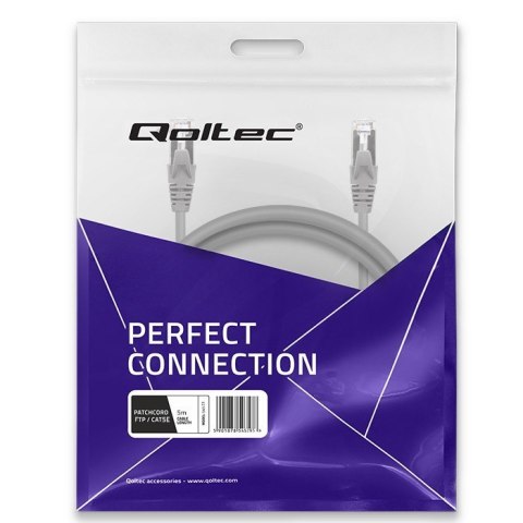 Kabel patchcord FTP | CAT5e | 2 x RJ-45 | 5m Qoltec Kabel patchcord FTP | CAT5e | 2 x RJ-45 | 5m Qoltec
