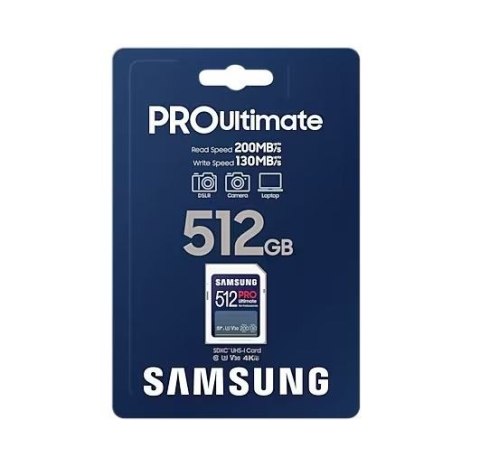 Karta pamięci SD MB-SY512S/WW 512GB Pro Ultimate Samsung Karta pamięci SD MB-SY512S/WW 512GB Pro Ultimate Samsung