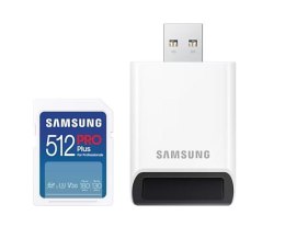 Karta pamięci SD PRO Plus MB-SD512SB/WW 512GB + czytnik Samsung