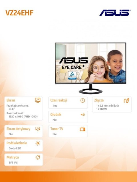 Monitor 24 cale VZ24EHF IPS FHD 100Hz HDMI