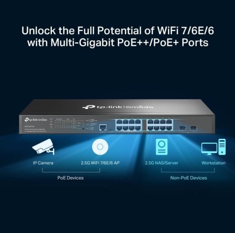 Przełącznik SG3218XP-M2 16x2.5GE PoE+ 2SFP+ TP-LINK