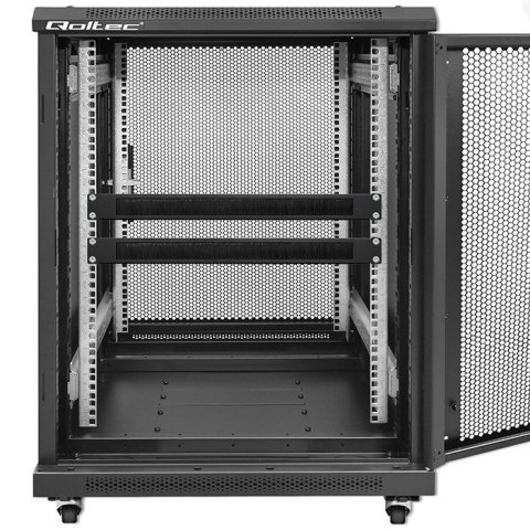 Przepust szczotkowy do szaf RACK 19" | 1U Qoltec