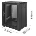 Szafa RACK 19" | 15U | 600 x 600 x 855 | stalowa obudowa Qoltec