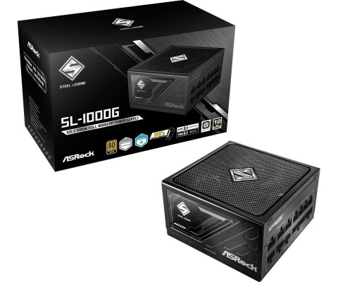 Zasilacz SL-1000G 1000W 80PLUS GOLD modularny ASRock
