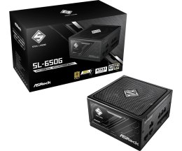 Zasilacz SL-650G 650W 80PLUS GOLD modularny ASRock