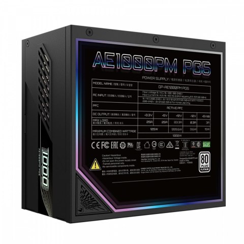 Zasilacz modularny GP-AE1000PM PG5 Gigabyte Zasilacz modularny GP-AE1000PM PG5 Gigabyte