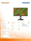 Monitor 31.5 cala 32B1N3800 VA 4K HDMIx2 DP Pivot Philips