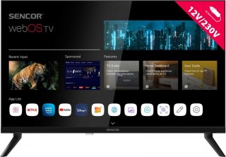 Telewizor 24 cale Smart webOS LG 12/240V SLE 24S830WB Wi-Fi BT Sencor