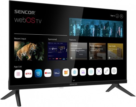 Telewizor 24 cale Smart webOS LG 12/240V SLE 24S830WB Wi-Fi BT Sencor