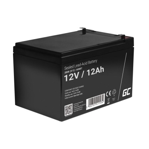 Akumulator AGM 12V 12Ah Green Cell