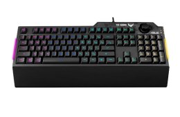 Klawiatura TUF Gaiming K1 RGB lighting/USB/black Asus
