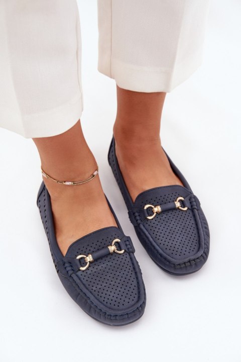 Mokasyny Model Kaydance VG251 Navy - Step in style Mokasyny Model Kaydance VG251 Navy - Step in style