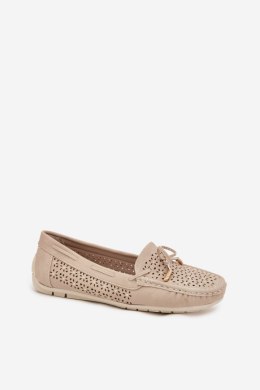 Mokasyny Model Mirisa VG250 Beige - Step in style