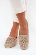Mokasyny Model Mirisa VG250 Beige - Step in style
