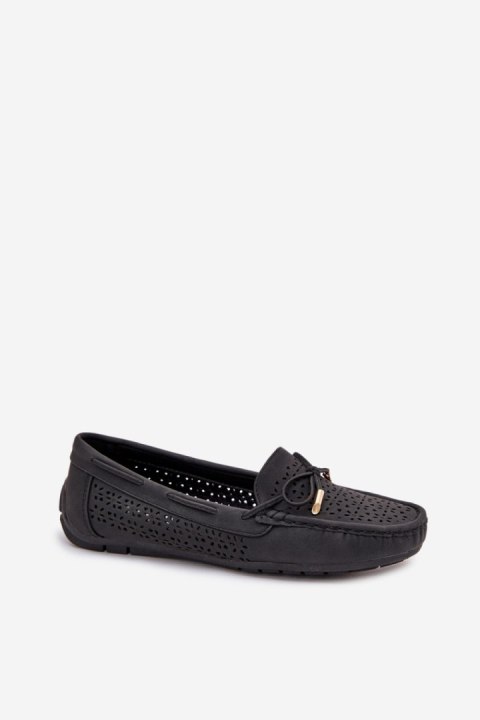 Mokasyny Model Mirisa VG250 Black - Step in style Mokasyny Model Mirisa VG250 Black - Step in style