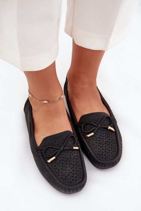 Mokasyny Model Mirisa VG250 Black - Step in style Mokasyny Model Mirisa VG250 Black - Step in style