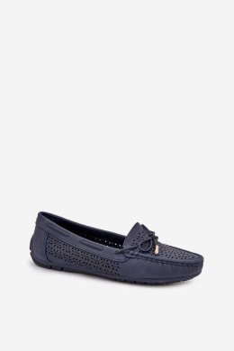 Mokasyny Model Mirisa VG250 Navy - Step in style