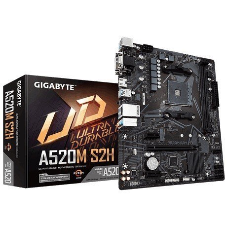 Płyta główna A520M S2H AM4 2DDR4 M.2 HDMI/DVI mATX Gigabyte