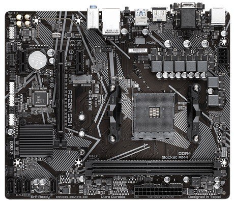 Płyta główna A520M S2H AM4 2DDR4 M.2 HDMI/DVI mATX Gigabyte