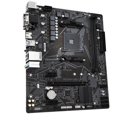 Płyta główna A520M S2H AM4 2DDR4 M.2 HDMI/DVI mATX Gigabyte