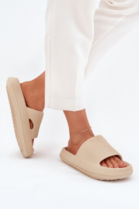 Sandał Klapki Model Ameira BG208P Beige - Step in style Sandał Klapki Model Ameira BG208P Beige - Step in style