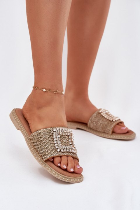 Sandał Klapki Model Artiker 56C1337 Beige - Step in style Sandał Klapki Model Artiker 56C1337 Beige - Step in style