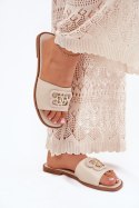 Sandał Klapki Model Nenitta 5257 Beige - Step in style