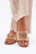 Sandał Klapki Model Nenitta 5257 Beige - Step in style