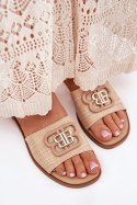 Sandał Klapki Model Nenitta 5257 Beige - Step in style